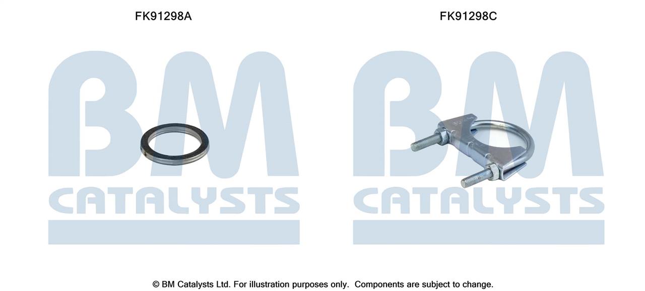 BM Catalysts FK91298 Комплект для монтажу, каталізатор FK91298: Купити в Україні - Добра ціна на EXIST.UA!