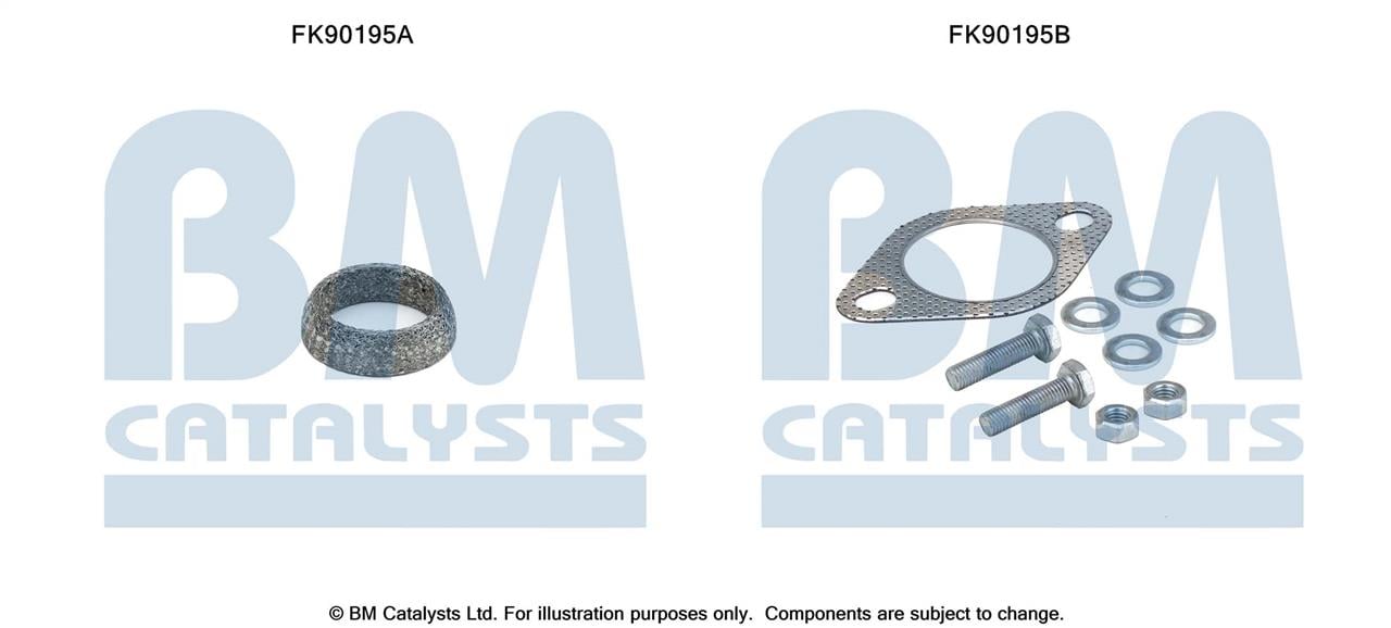 BM Catalysts FK90195 Комплект для монтажу, каталізатор FK90195: Купити в Україні - Добра ціна на EXIST.UA!