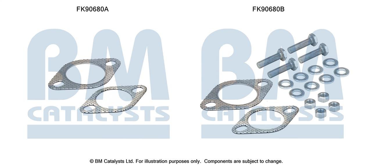 BM Catalysts FK90680 Комплект для монтажу, каталізатор FK90680: Купити в Україні - Добра ціна на EXIST.UA!