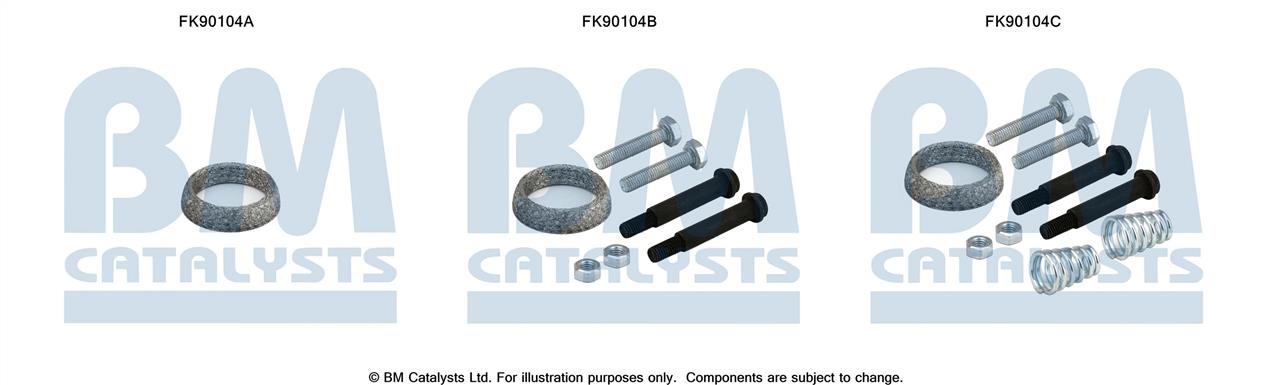 BM Catalysts FK90104 Комплект для монтажу, каталізатор FK90104: Купити в Україні - Добра ціна на EXIST.UA!