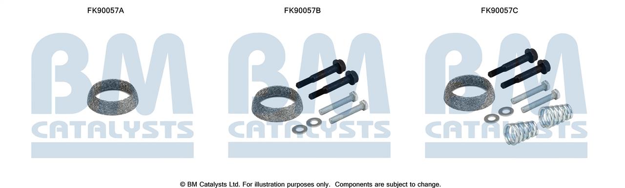 BM Catalysts FK90057 Комплект для монтажу, каталізатор FK90057: Купити в Україні - Добра ціна на EXIST.UA!