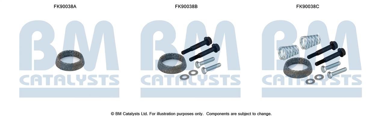 BM Catalysts FK90038 Комплект для монтажу, каталізатор FK90038: Купити в Україні - Добра ціна на EXIST.UA!