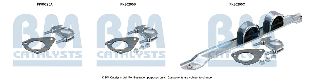 BM Catalysts FK80290 Комплект для монтажу, каталізатор FK80290: Купити в Україні - Добра ціна на EXIST.UA!
