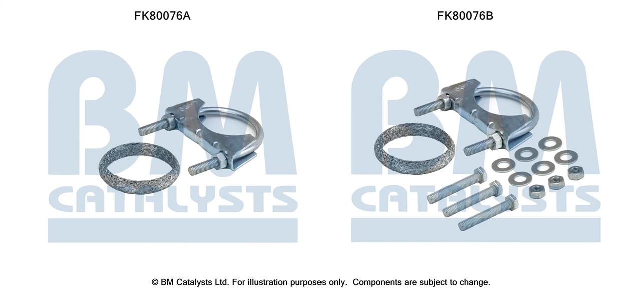 BM Catalysts FK80076 Комплект для монтажу, каталізатор FK80076: Купити в Україні - Добра ціна на EXIST.UA!