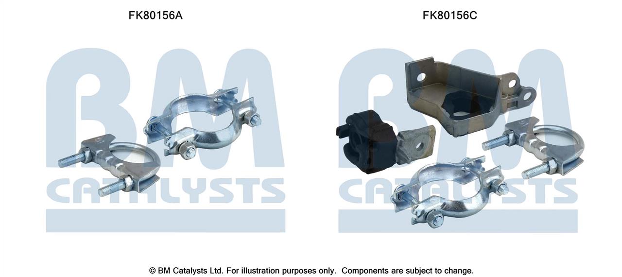 BM Catalysts FK80156 Комплект для монтажу, каталізатор FK80156: Купити в Україні - Добра ціна на EXIST.UA!