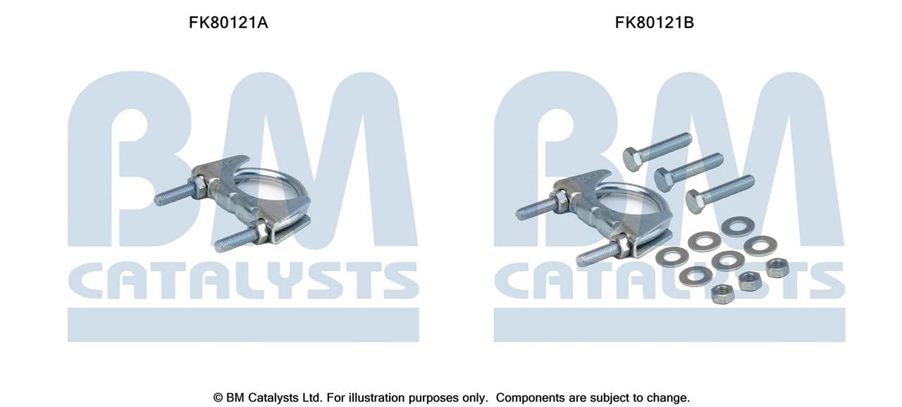 BM Catalysts FK80121 Комплект для монтажу, каталізатор FK80121: Купити в Україні - Добра ціна на EXIST.UA!