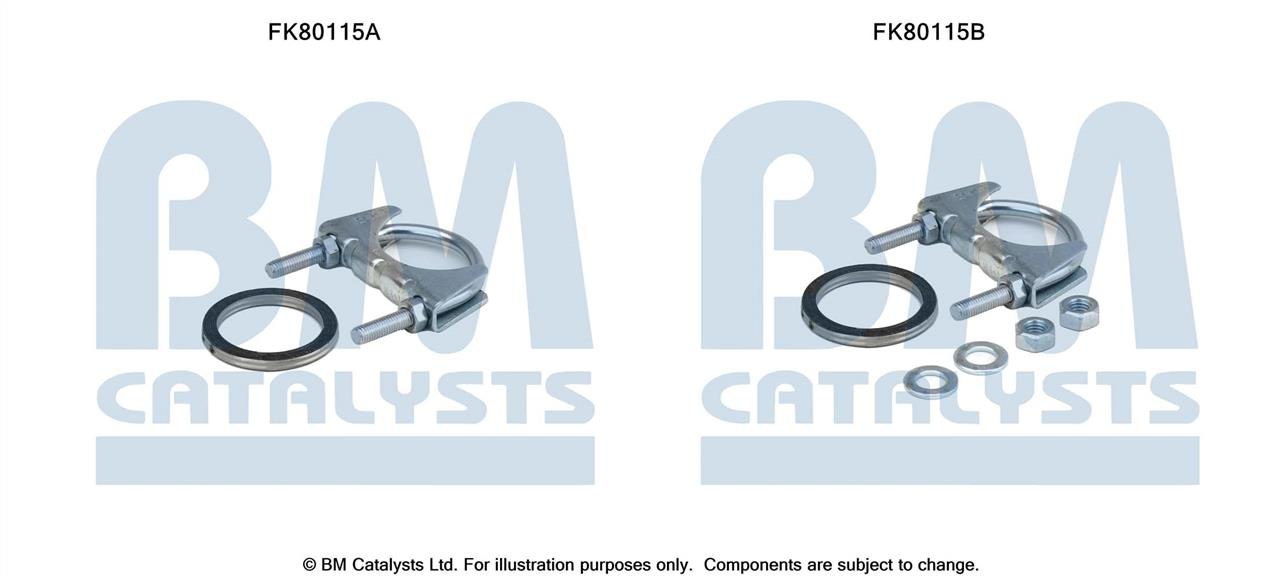 BM Catalysts FK80115 Комплект для монтажу, каталізатор FK80115: Купити в Україні - Добра ціна на EXIST.UA!