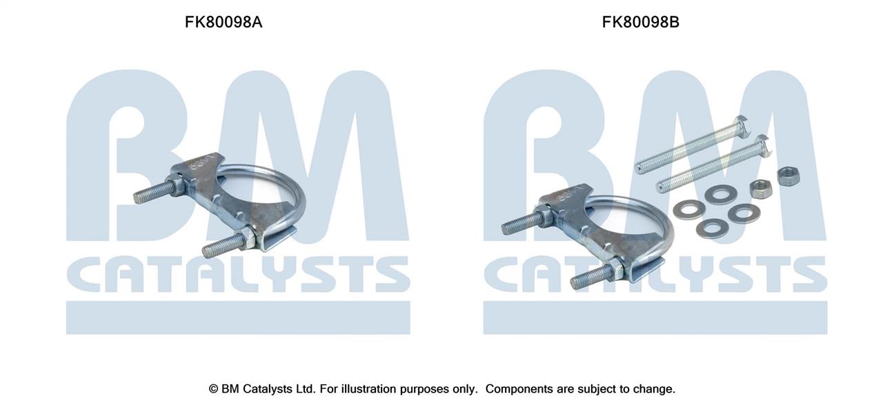 BM Catalysts FK80098 Комплект для монтажу, каталізатор FK80098: Приваблива ціна - Купити в Україні на EXIST.UA!