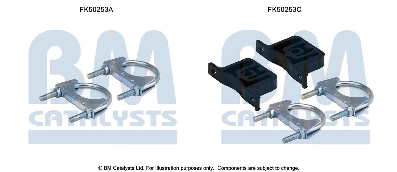 BM Catalysts FK50253 Комплект монтажний кріплень вихлопної системи FK50253: Купити в Україні - Добра ціна на EXIST.UA!