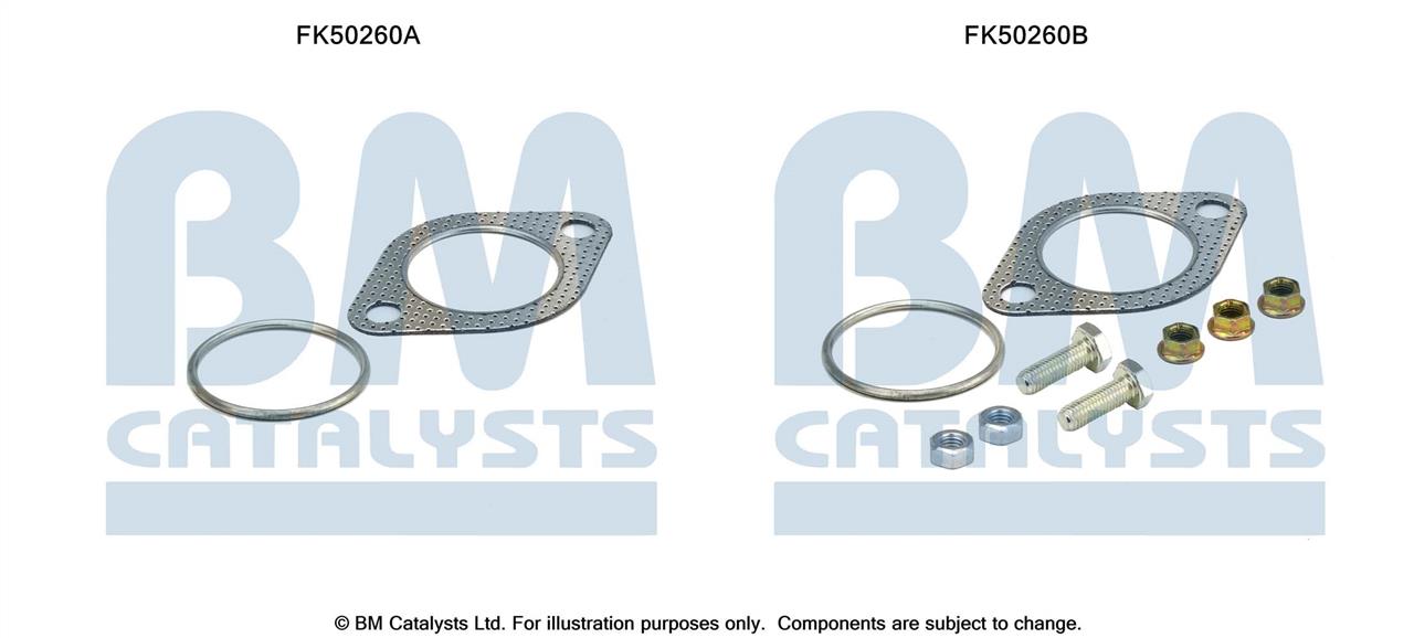 BM Catalysts FK50260 Комплект монтажний кріплень вихлопної системи FK50260: Купити в Україні - Добра ціна на EXIST.UA!