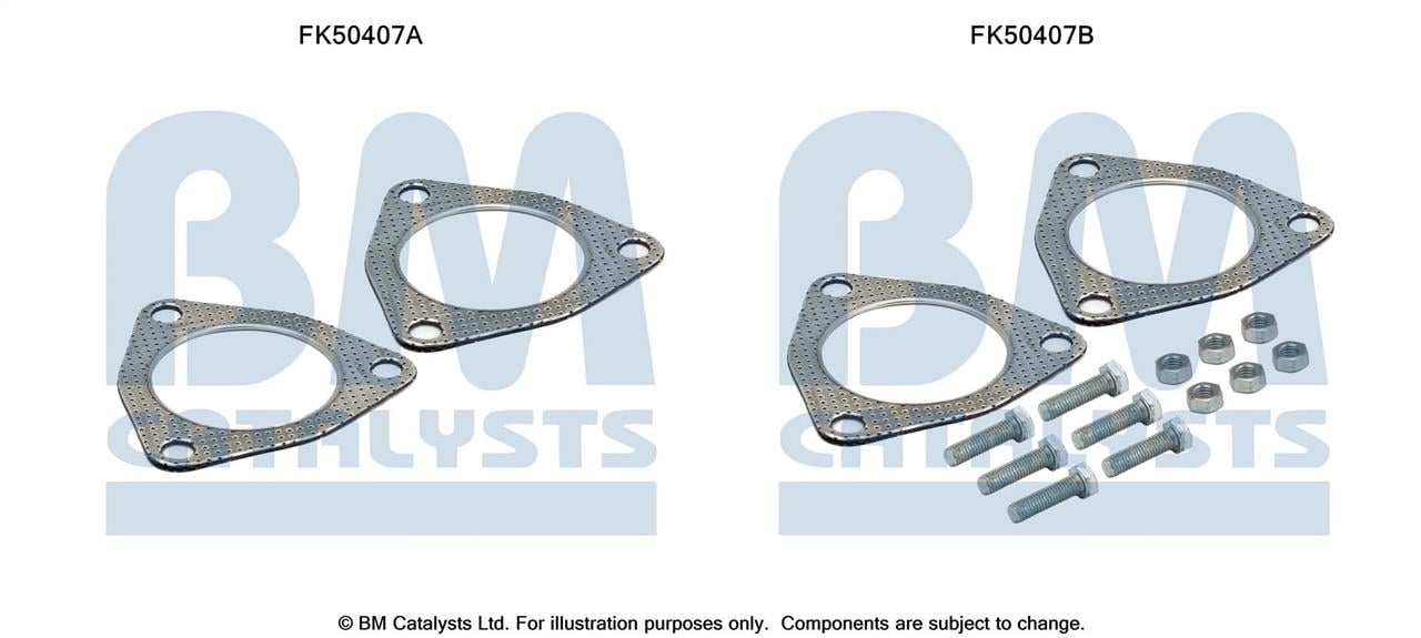 FK50407 BM Catalysts Комплект монтажный крепежей выхлопной системы