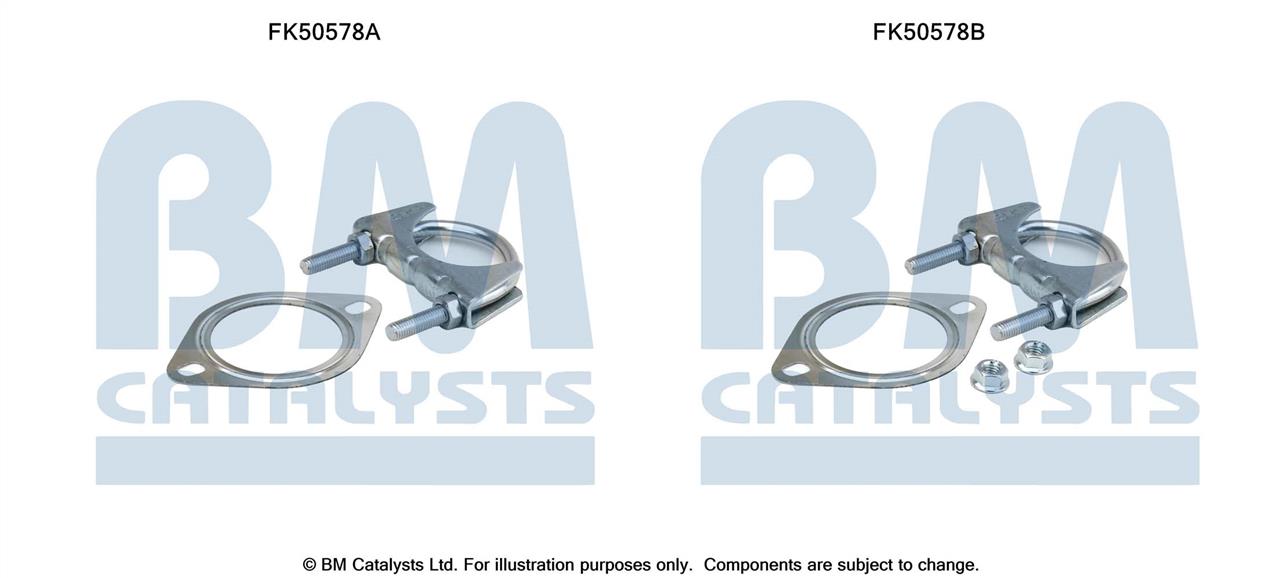 BM Catalysts FK50578 Комплект монтажний кріплень вихлопної системи FK50578: Купити в Україні - Добра ціна на EXIST.UA!