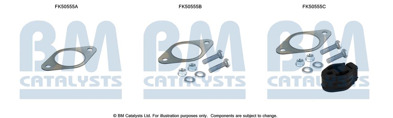 BM Catalysts FK50555 Комплект монтажний кріплень вихлопної системи FK50555: Купити в Україні - Добра ціна на EXIST.UA!