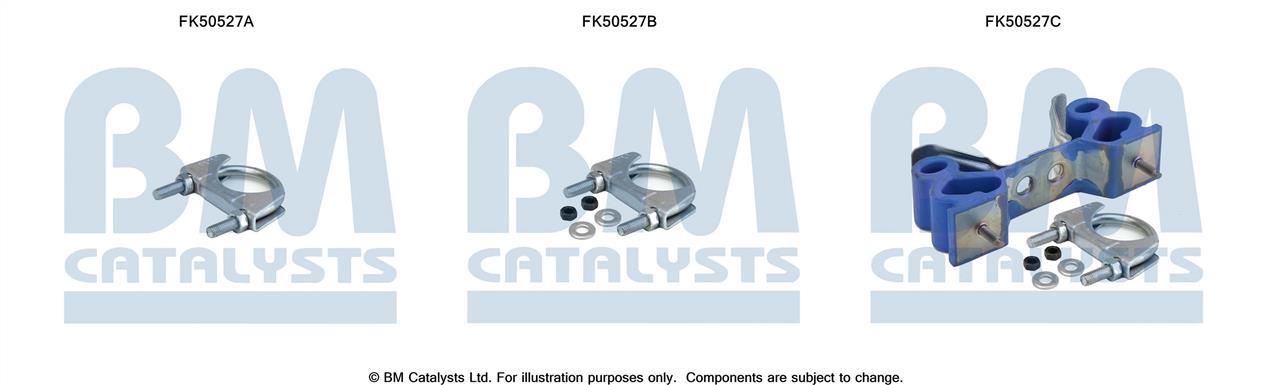BM Catalysts FK50527 Комплект монтажний кріплень вихлопної системи FK50527: Купити в Україні - Добра ціна на EXIST.UA!
