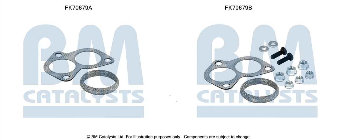 BM Catalysts FK70679 Комплект монтажний кріплень вихлопної системи FK70679: Купити в Україні - Добра ціна на EXIST.UA!
