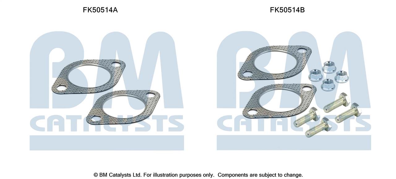 BM Catalysts FK50514 Комплект монтажний кріплень вихлопної системи FK50514: Купити в Україні - Добра ціна на EXIST.UA!