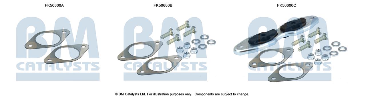 BM Catalysts FK50600 Комплект монтажний кріплень вихлопної системи FK50600: Купити в Україні - Добра ціна на EXIST.UA!