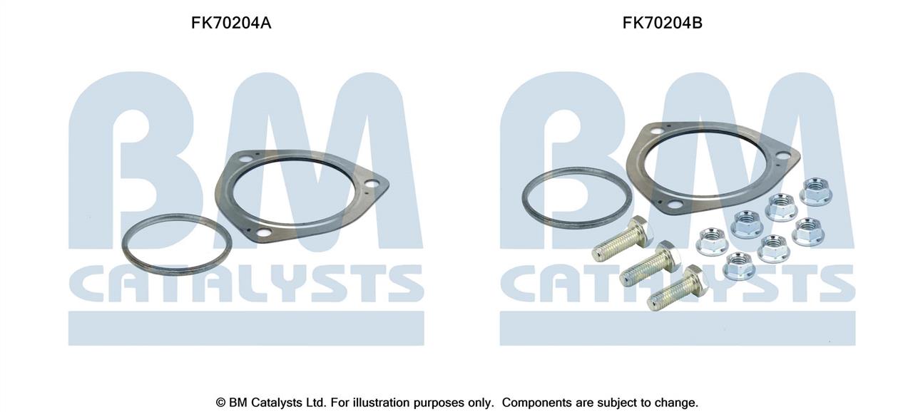 BM Catalysts FK70204 Комплект монтажний кріплень вихлопної системи FK70204: Приваблива ціна - Купити в Україні на EXIST.UA!