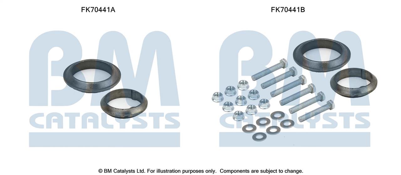 BM Catalysts FK70441 Комплект монтажний кріплень вихлопної системи FK70441: Купити в Україні - Добра ціна на EXIST.UA!