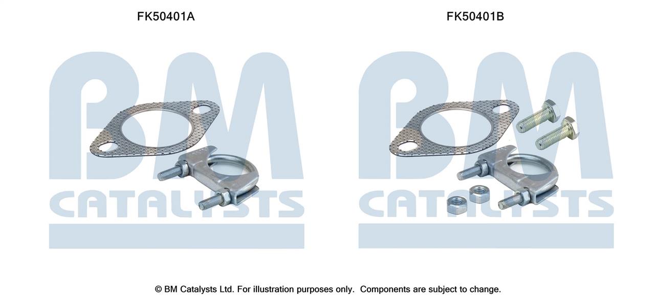 BM Catalysts FK50401 Комплект монтажний кріплень вихлопної системи FK50401: Купити в Україні - Добра ціна на EXIST.UA!