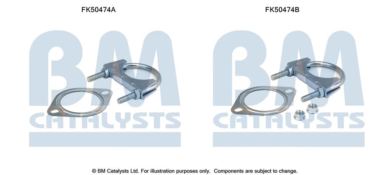 BM Catalysts FK50474 Комплект монтажний кріплень вихлопної системи FK50474: Купити в Україні - Добра ціна на EXIST.UA!