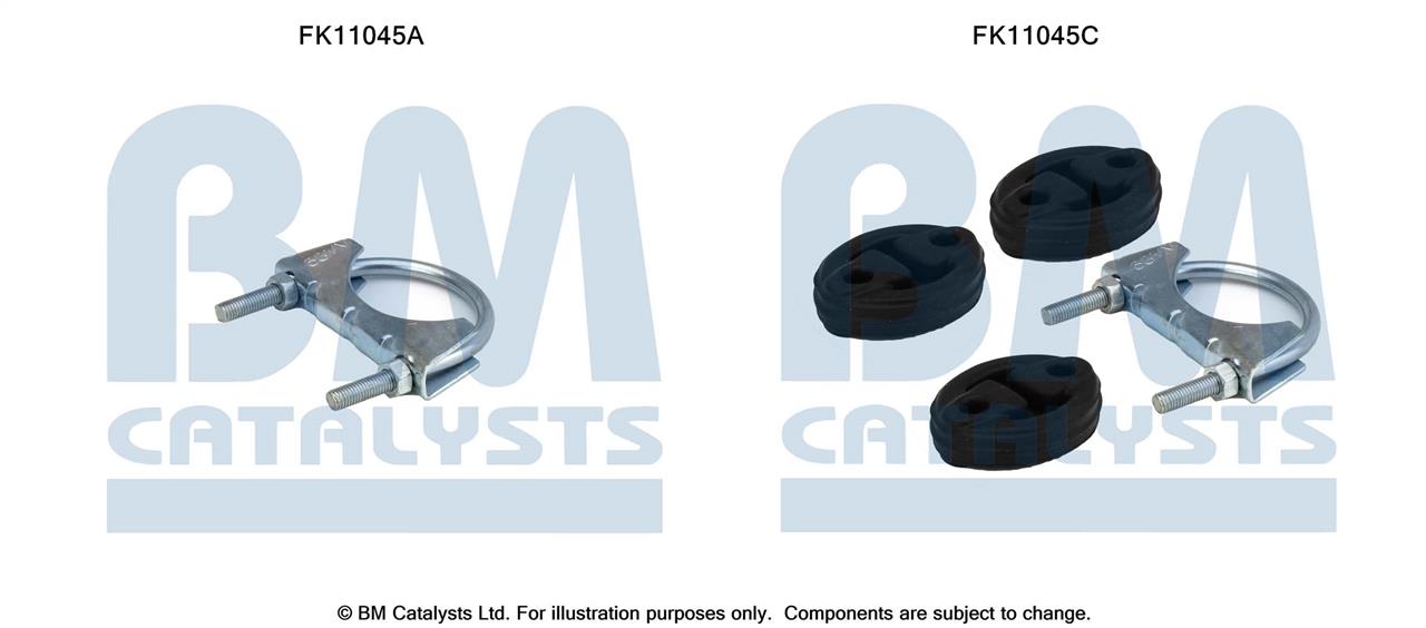 BM Catalysts FK11045 Фільтр сажевий DPF FK11045: Приваблива ціна - Купити в Україні на EXIST.UA!