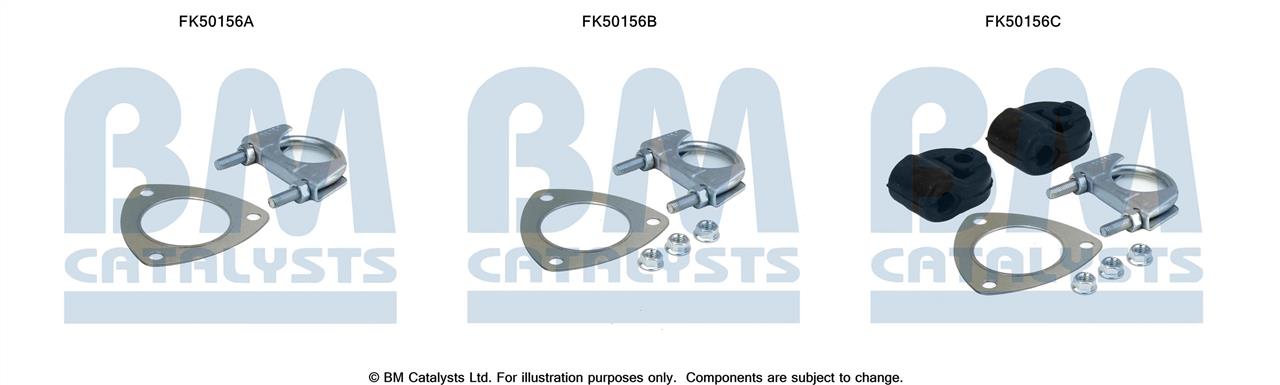 BM Catalysts FK50156 Комплект монтажний кріплень вихлопної системи FK50156: Купити в Україні - Добра ціна на EXIST.UA!