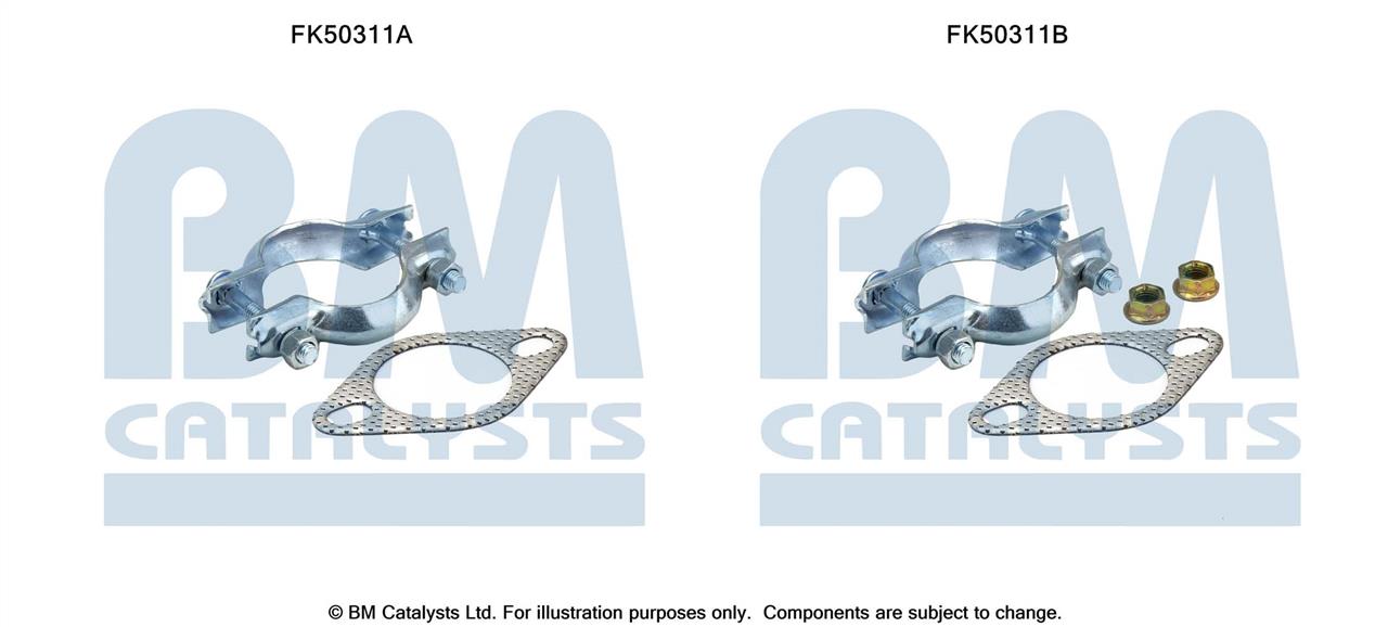 BM Catalysts FK50311 Комплект монтажний кріплень вихлопної системи FK50311: Купити в Україні - Добра ціна на EXIST.UA!