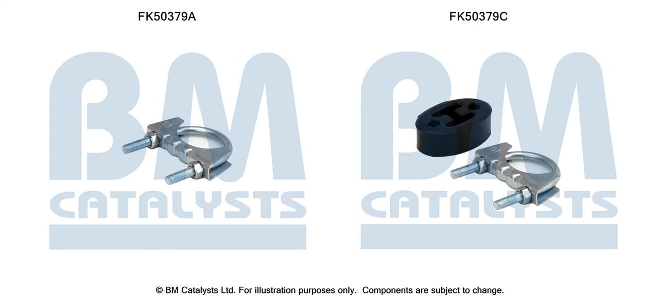 BM Catalysts FK50379 Комплект монтажний кріплень вихлопної системи FK50379: Купити в Україні - Добра ціна на EXIST.UA!