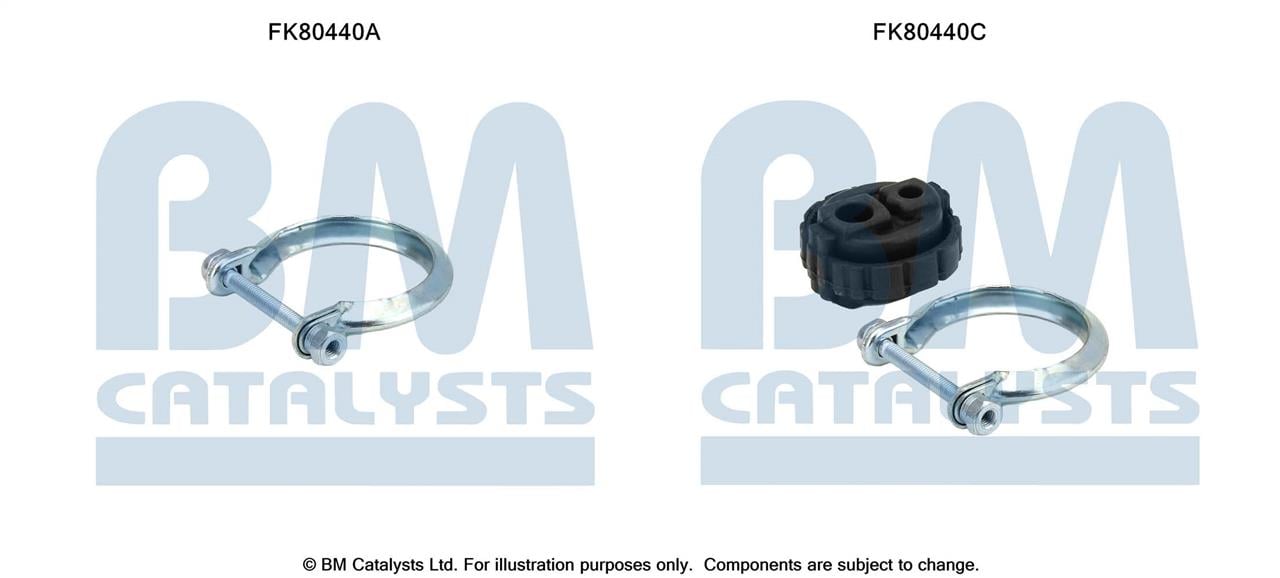 BM Catalysts FK80440 Комплект для монтажу, каталізатор FK80440: Купити в Україні - Добра ціна на EXIST.UA!
