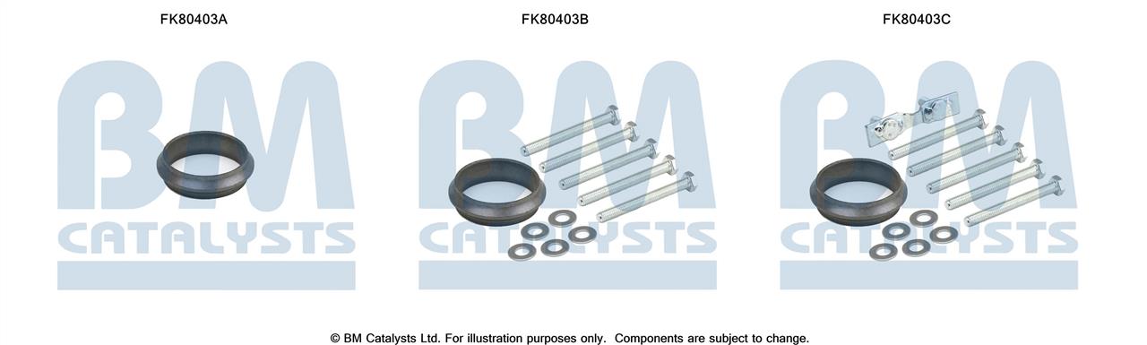 BM Catalysts FK80403 Комплект для монтажу, каталізатор FK80403: Купити в Україні - Добра ціна на EXIST.UA!