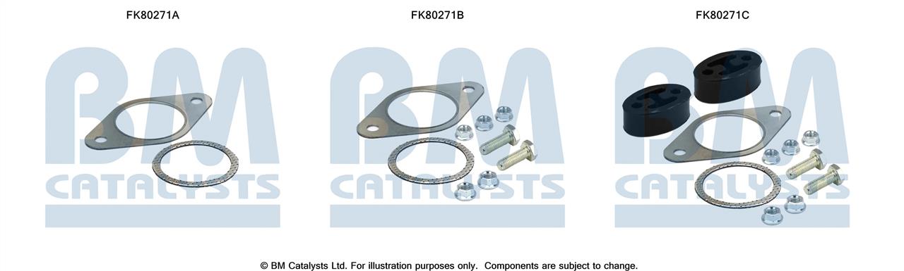 BM Catalysts FK80271 Комплект для монтажу, каталізатор FK80271: Купити в Україні - Добра ціна на EXIST.UA!