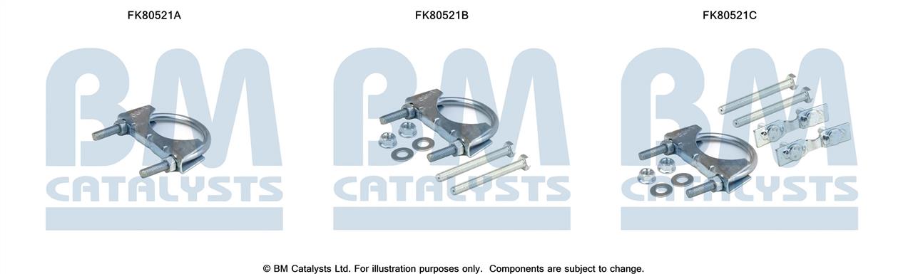 BM Catalysts FK80521 Комплект для монтажу, каталізатор FK80521: Купити в Україні - Добра ціна на EXIST.UA!