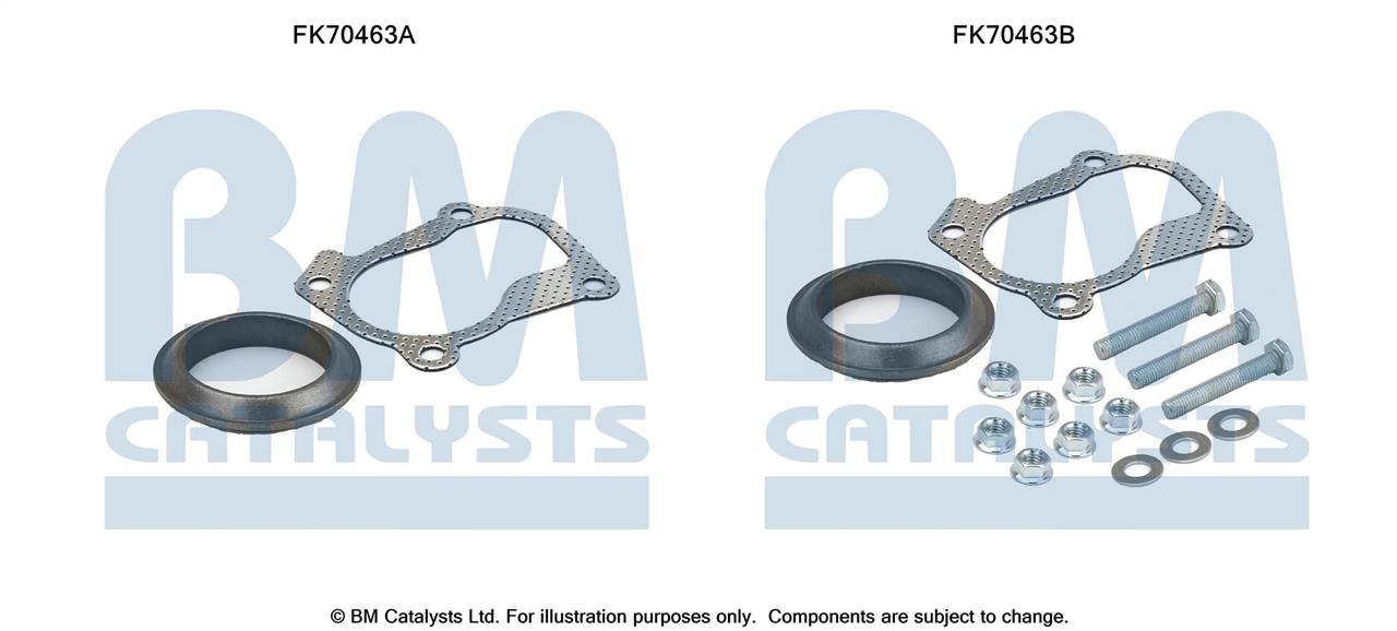 BM Catalysts FK70463 Комплект монтажний кріплень вихлопної системи FK70463: Купити в Україні - Добра ціна на EXIST.UA!