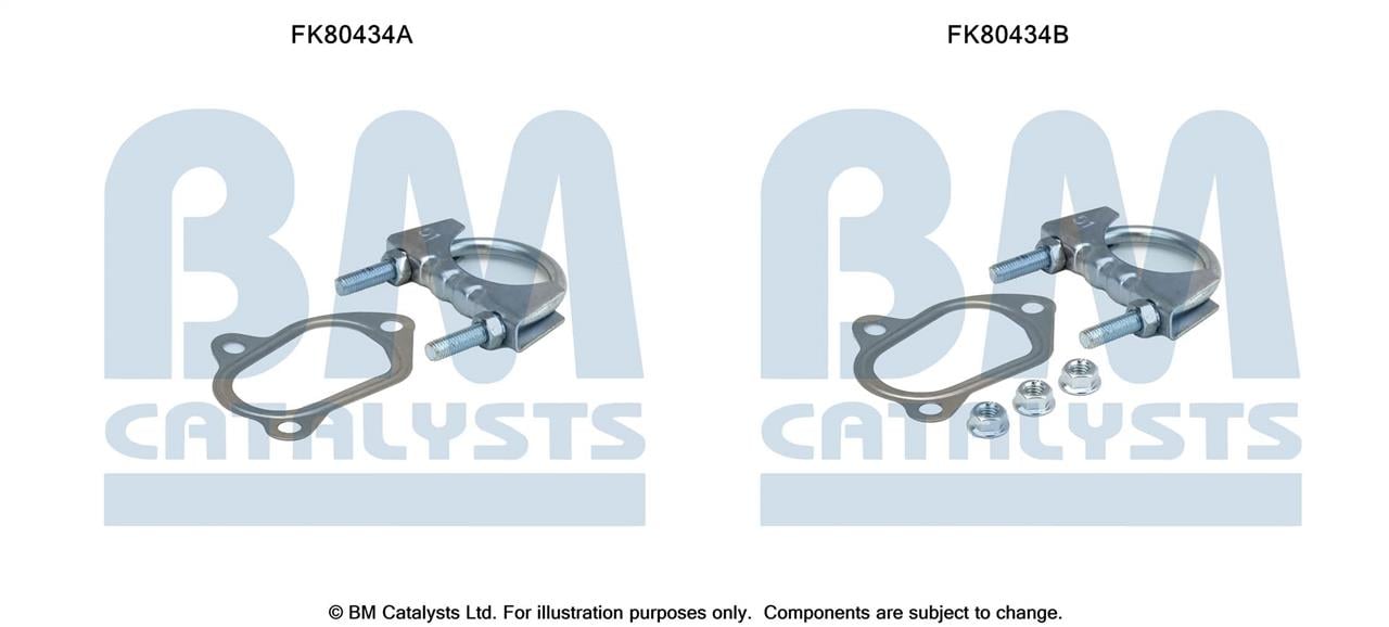 BM Catalysts FK80434 Комплект для монтажу, каталізатор FK80434: Купити в Україні - Добра ціна на EXIST.UA!