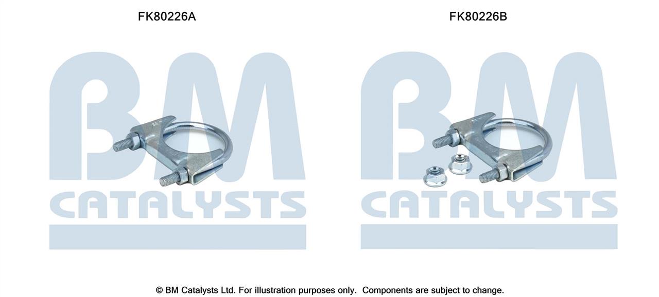 BM Catalysts FK80226 Комплект для монтажу, каталізатор FK80226: Купити в Україні - Добра ціна на EXIST.UA!