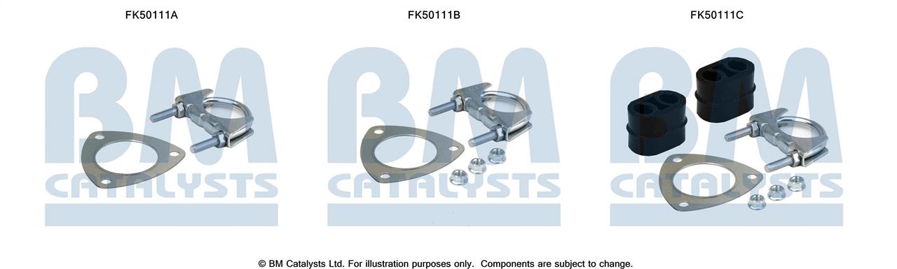 BM Catalysts FK50111 Комплект монтажний кріплень вихлопної системи FK50111: Купити в Україні - Добра ціна на EXIST.UA!