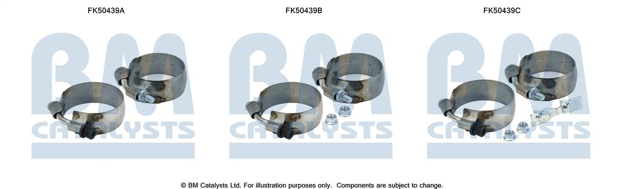 BM Catalysts FK50439 Комплект монтажний кріплень вихлопної системи FK50439: Купити в Україні - Добра ціна на EXIST.UA!
