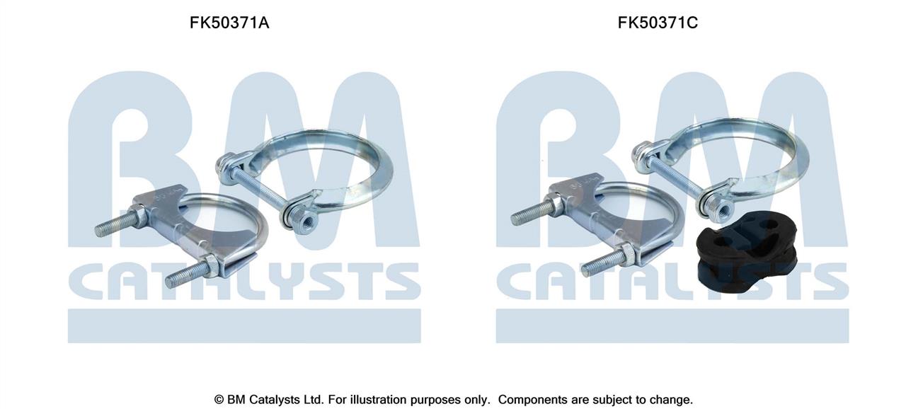 BM Catalysts FK50371 Комплект монтажний кріплень вихлопної системи FK50371: Купити в Україні - Добра ціна на EXIST.UA!