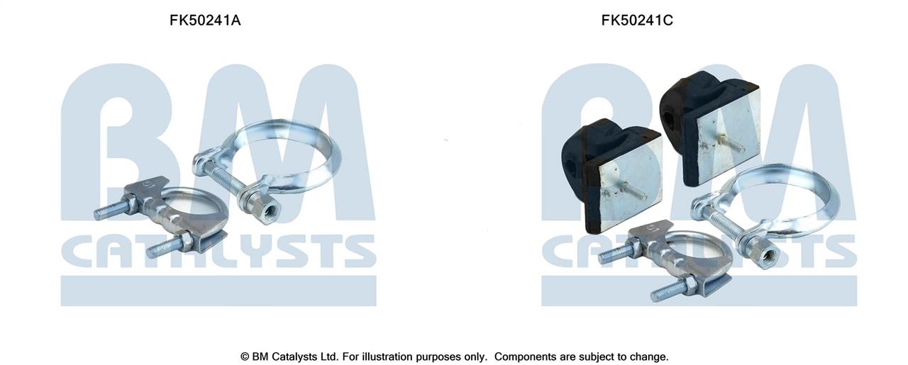 BM Catalysts FK50241 Комплект монтажний кріплень вихлопної системи FK50241: Купити в Україні - Добра ціна на EXIST.UA!