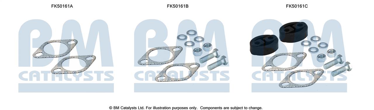 BM Catalysts FK50161 Комплект монтажний кріплень вихлопної системи FK50161: Купити в Україні - Добра ціна на EXIST.UA!