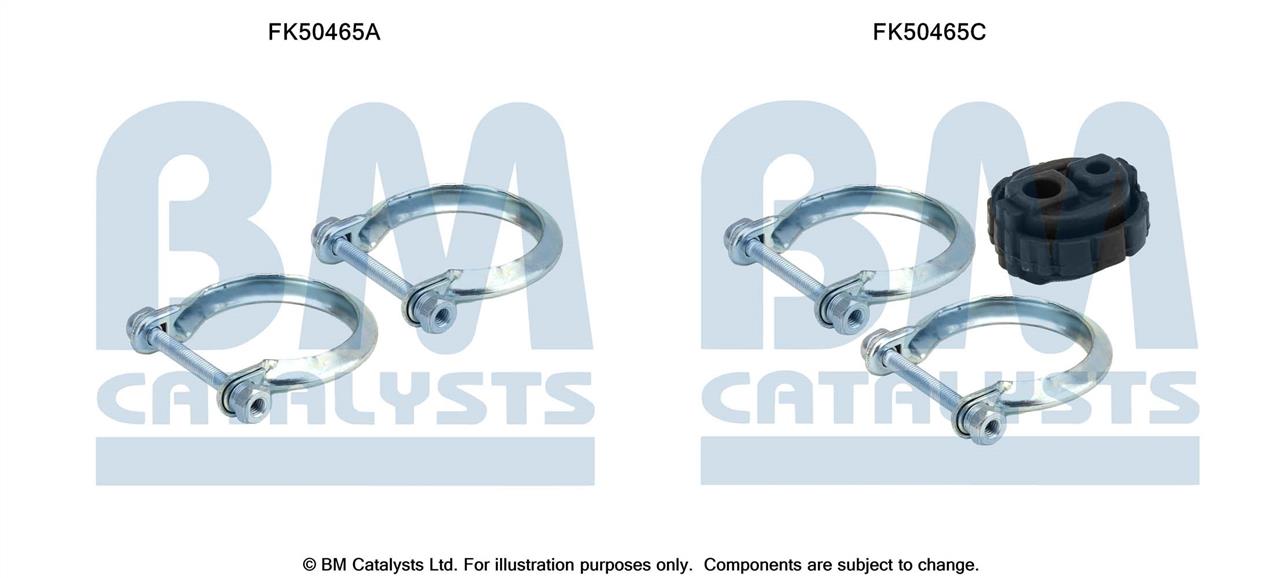 BM Catalysts FK50465 Комплект монтажний кріплень вихлопної системи FK50465: Купити в Україні - Добра ціна на EXIST.UA!