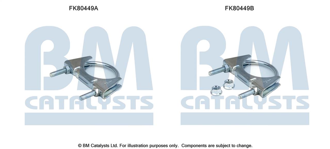 BM Catalysts FK80449 Комплект для монтажу, каталізатор FK80449: Купити в Україні - Добра ціна на EXIST.UA!