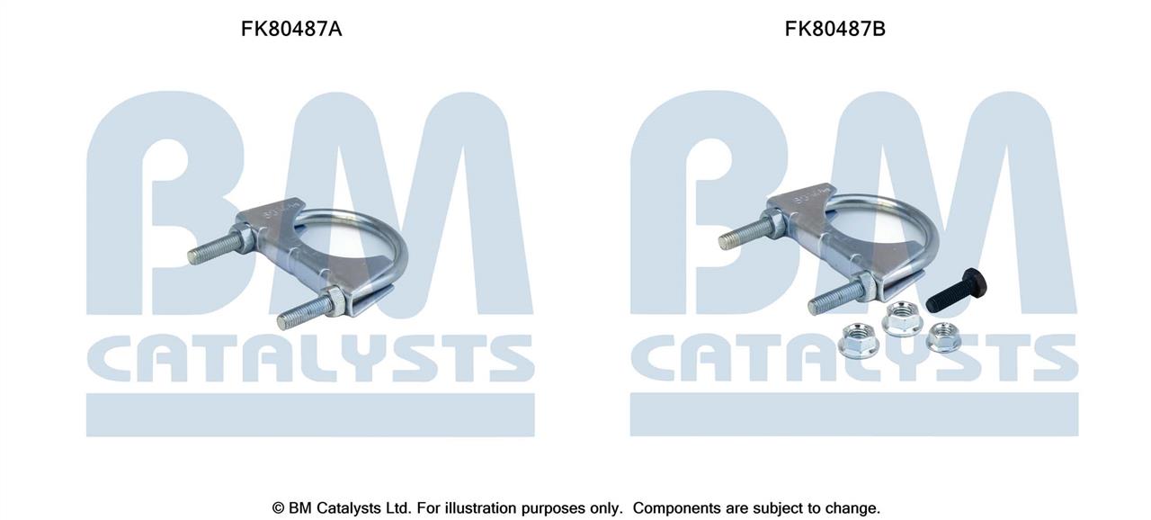 BM Catalysts FK80487 Комплект для монтажу, каталізатор FK80487: Купити в Україні - Добра ціна на EXIST.UA!