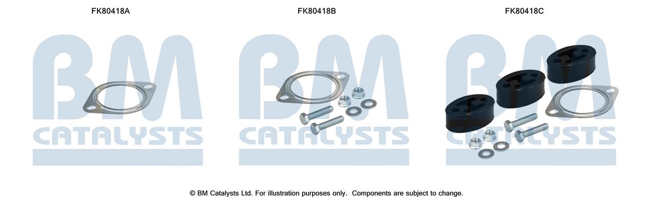 BM Catalysts FK80418 Комплект для монтажу, каталізатор FK80418: Купити в Україні - Добра ціна на EXIST.UA!