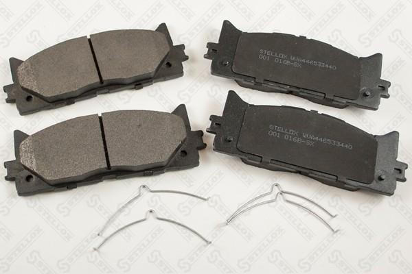 001016BSX Stellox Тормозные колодки дисковые, комплект
