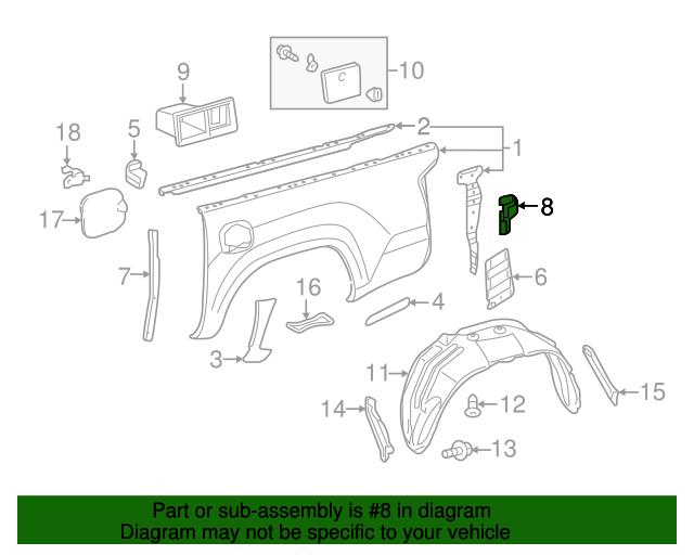 Накладка декоративная Toyota 62571-04020