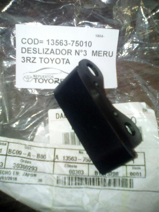 Toyota 13563-75010 Заспокоювач ланцюга ГРМ 1356375010: Купити в Україні - Добра ціна на EXIST.UA!