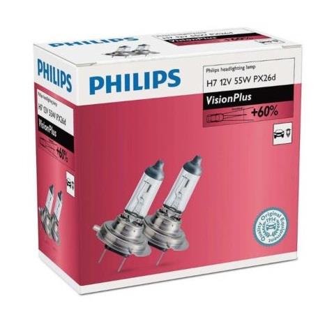 Philips 12972VPC2 Лампа галогенна Philips Visionplus +60% 12В H7 55Вт +60% 12972VPC2: Купити в Україні - Добра ціна на EXIST.UA!