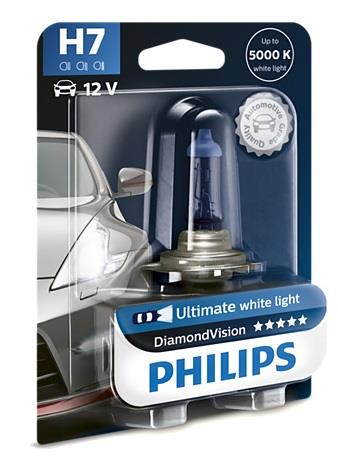 Philips 12972DVB1 Лампа галогенна Philips Diamondvision 12В H7 55Вт 12972DVB1: Купити в Україні - Добра ціна на EXIST.UA!
